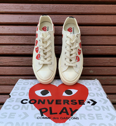 Comme des garcons converse small heart hotsell