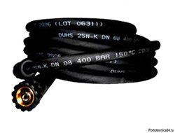 Шланг ВД двухоплёточный, (EU), 2SN-08, гайка М22-гайка М22, 20m, 400bar для PORTOTECNICA, KRANZLE