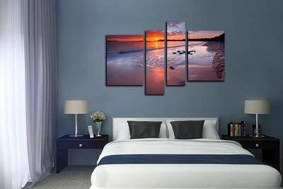 Модульная картина "Закат в раю"