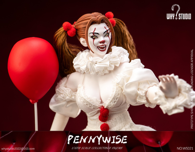 ПРЕДЗАКАЗ - Мисс Пеннивайз ("Оно") - Коллекционная фигурка 1/6 Pennywise (WS021) - WHY STUDIO ?ЦЕНА: 25900 РУБ.?