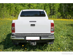 Защита задняя уголки двойные D 76,1/50,8