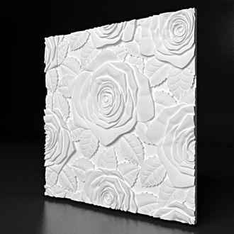 Гипсовая 3D панель - Bouquet