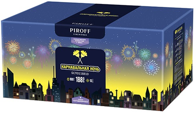 Батарея салютов КАРНАВАЛЬНАЯ НОЧЬ (1" / 188 залпов)