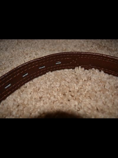 Ошейник Кожа подвернутый фурнитура 3,0см*55см