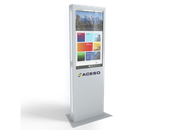 Интерактивная сенсорная стойка 43 доступная среда, адаптирована для инвалидов, информационный термин