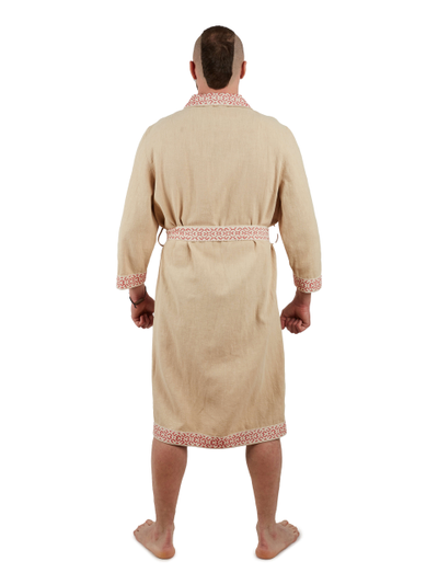 Халат для бани и дома из крапивы "Легкий пар"