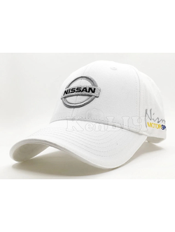 Бейсболка Nissan белая