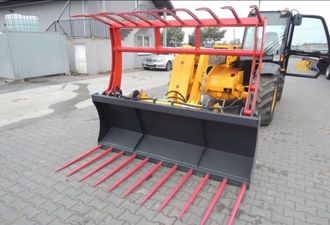 Вилы для сена, погрузчик JCB