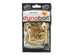 Наживка сушеная DYNABAIT Earth Worms, земляные черви