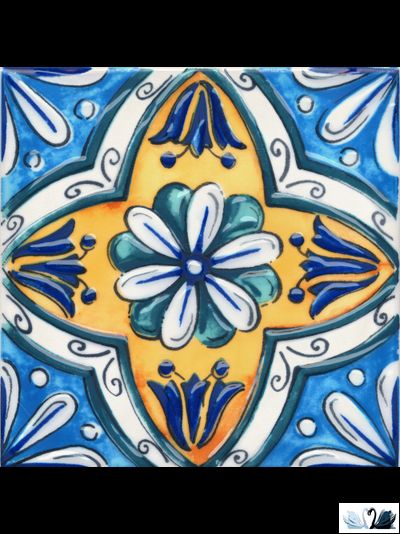 Декор Kerama Marazzi Капри майолика А489 9.9x9.9 глянец купить в магазине Marysя Краснодар