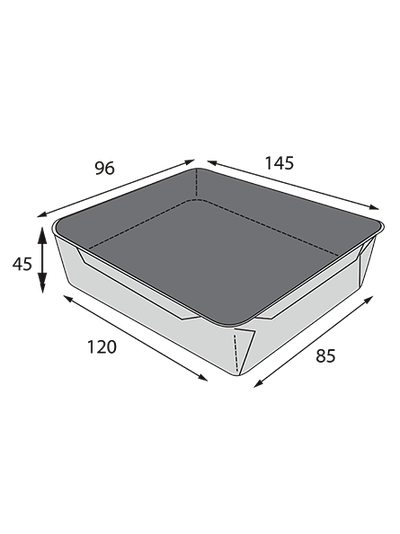Салатник (OPSALAD Черный) 400 мл