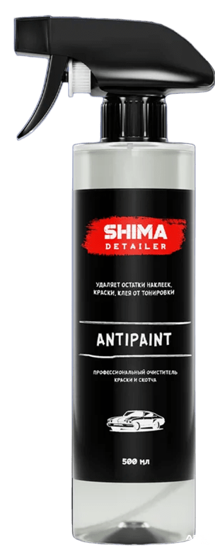 Профессиональный очиститель краски и скотча Shima Detailer Antipaint 500мл