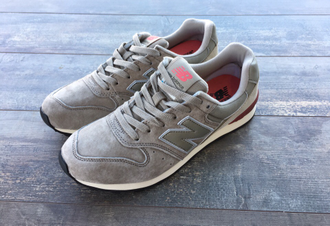 Кроссовки New Balance 996 Gray замшевые