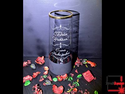 Ваза с поздравлением Учителю