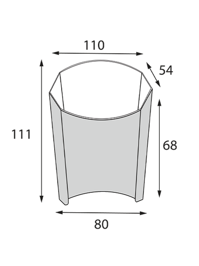 Упаковка для картофеля фри (FRY M) 110 мл