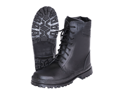 Ботинки с высоким берцем зимние "БАТАЛЬОН" нат. мех