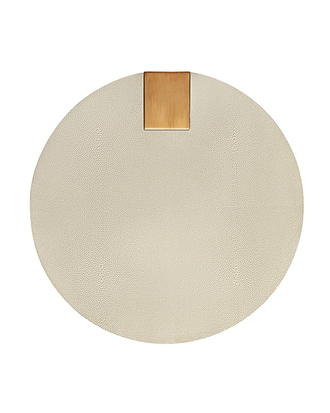 Бежевый приставной столик “Дидар”