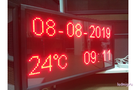 Табло погодных условий 1010*530мм дата, время, температура и погодные условия