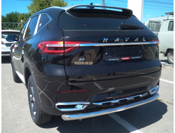 Защита заднего бампера d60 для Haval F7 (2019-2022)