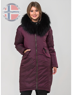 Зимняя парка бренда Elfina (marsala)