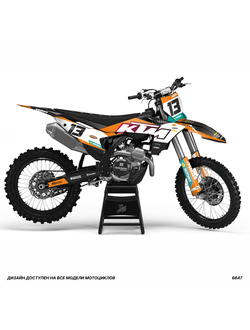 Наклейки на мотоцикл KTM 250 - 450 EXC 2024 SX SXF 2023-2024/2025 KTM EXC/GR8 2024 #6647