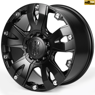 Комплект дисков R20 9,0J ET+35 5*150/5*139,7 Monster iV-542-SM201 Черный матовый (81961)