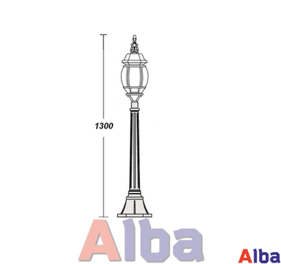 Садово парковый светильник America 407w