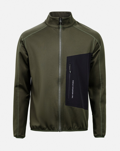 Techno Grid Fleece T-Neck (Forest Green) флис M