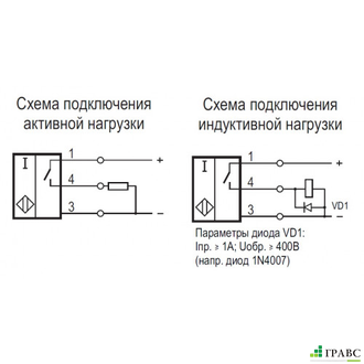 Индуктивный датчик ISB AT4A-31P-8-LZ