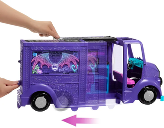 Игровой набор Monster High Fangtastic Food Truck с куклой HXH83