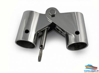 Кронштейн складной с фиксацией, для трубы 22/25 mm, нержавеющая сталь