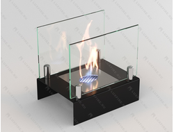 Настольный биокамин Lux Fire "Арлекино" S (черный)