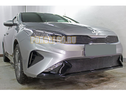 Защита радиатора KIA Cerato 2021- black верх PREMIUM