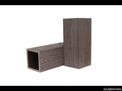 Столб опорный ДПК 125мм  2,9м Темно-коричневый