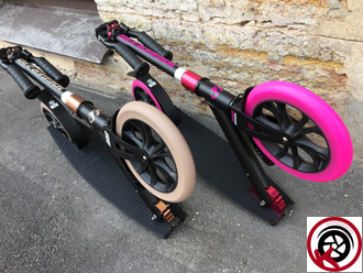 Самокат Tech Team TT Jogger 230 2020 черно-розовый