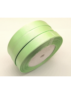 Лента атласная 12 мм, цвет мятный  арт. 123