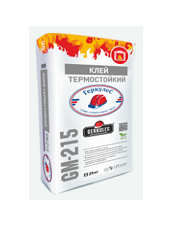 Клей для печей и каминов «Геркулес Термо» 25кг