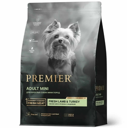 PREMIER (Премьер) сухой корм для собак мини - пород, Ягненок, индейка 8 кг
