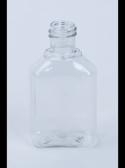 Флакон ПЭТ 50мл/18мм, плоский ФТ, прозрачный, арт. 1271