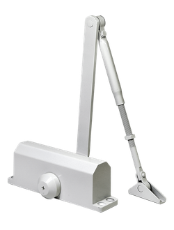 Дверной доводчик MORELLI DC-1 WHITE Нагрузка 40-65 кг. Цвет - белый