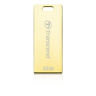 Флеш-память Transcend JetFlash T3, 32Gb, USB 2.0, золотой, TS32GJFT3G