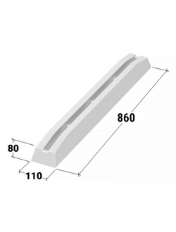 Кранец причальный 860 мм белый (Уц)
