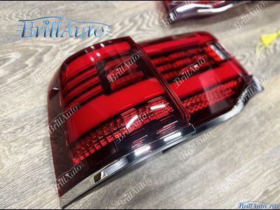 Стопы Toyota Land Cruiser 200 15-21 БЕГАЮЩИЕ красные