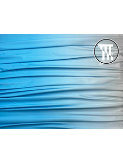 Термобифлекс градиент, цв. Белый + Голубой