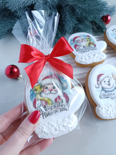 Имбирные пряники новогодние "Варежки"