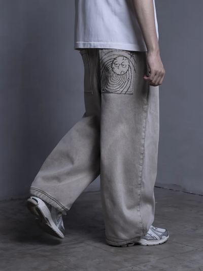 Джинсы зимние Beekt Y2K Fur