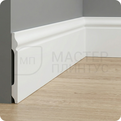 Плинтус напольный дюрополимер TeckWood ДП4 80х12х2000 мм.