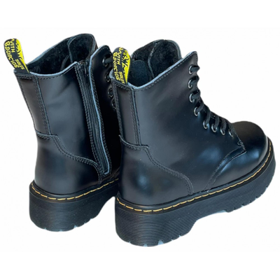 DR MARTENS 1460 JADON BLACK С ЧЕРНЫМ МЕХОМ