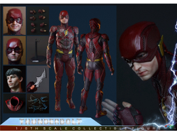 Флэш, Барри Аллен (Эзра Миллер) - КОЛЛЕКЦИОННАЯ ФИГУРКА 1/6 THUNDERBOLT (BY-020) - BY-ART