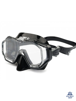 Маска для дайвинга Sargan "ПАНОРАМА" черный силикон